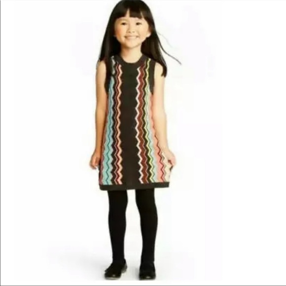 Missoni Rainbow Woven-Zigzag Shift Dress main image 1